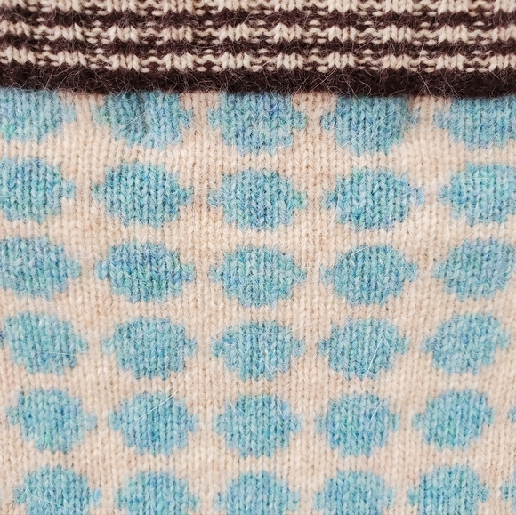 Orla Kiely Retro Polka Dot Lambswool Angora Cardigan - Picture 10 of 12